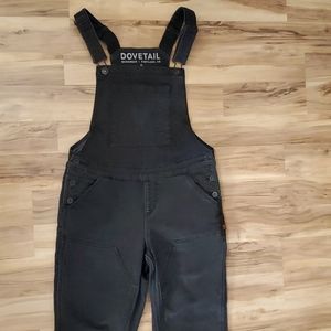 Dovetail Freshley Overalls Black Thermal Denim